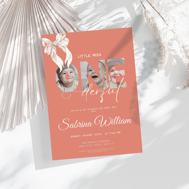 Invitación pequeña incógnita incógnita Maravillosa 1º cumplea (Subido por el creador)