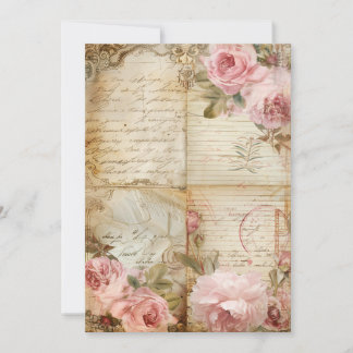 Invitación Pequeña Lluvia de Pétalos para Bebé | Pasteles Sua