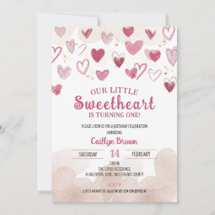 Invitación Pequeña novia se vuelve una, San Valentín