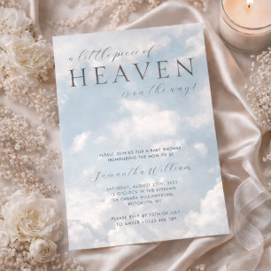 Invitación Pequeña pieza del cielo del sueño de Baby Shower