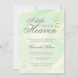 Invitación Pequeña pieza del cielo nublado Baby Shower