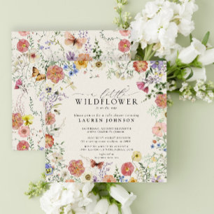 Invitación Pequeña Prensa de Flores Prensadas para Flores de 