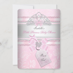 Invitación Pequeña Princesa Cumpleaños Hermosa Niña Mariposa