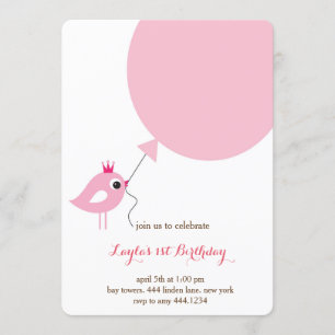 Invitación Pequeña princesa First Birthday Invitation del
