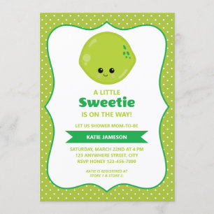 Invitación Pequeña y dulce Baby Shower