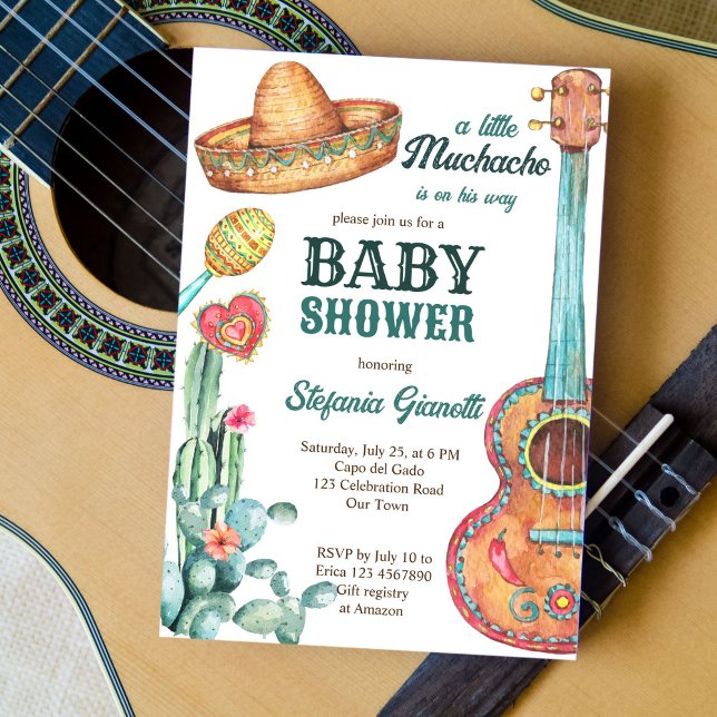 Invitación Pequeña y joven fiesta mexicana (Subido por el creador)