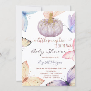 Invitación Pequeñas mariposas de mantequilla de calabaza Brin