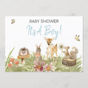 Invitación *~* Pequeño animal forestal Baby Shower