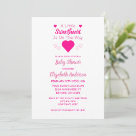Invitación Pequeño Baby Shower