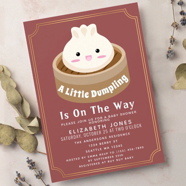 Invitación Pequeño Baby Shower de Dumping (Subido por el creador)