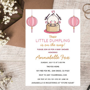 Invitación Pequeño Baby Shower de Dumping