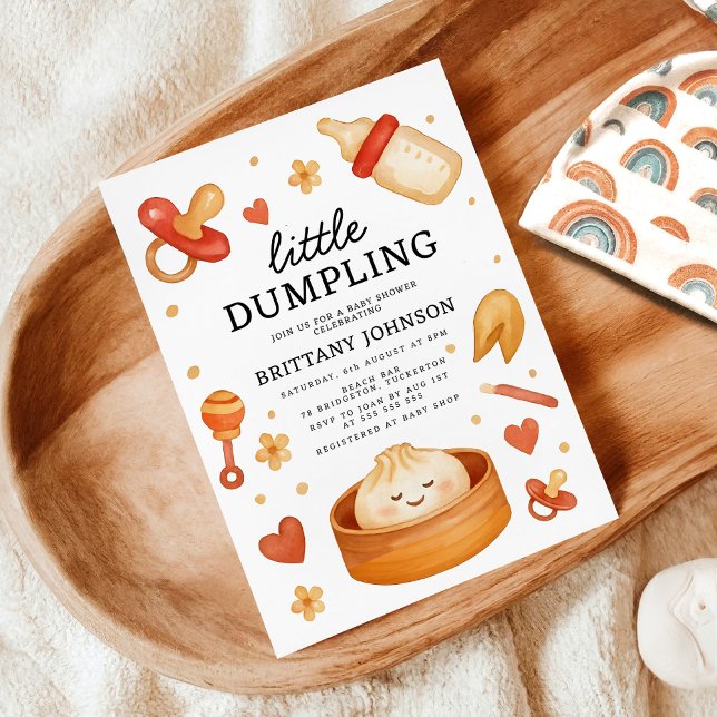 Invitación Pequeño Baby Shower de Dumping (Subido por el creador)
