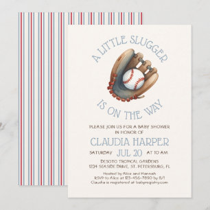 Invitación Pequeño Baby Shower de esquivo