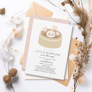 Invitación Pequeño Baby Shower rosado
