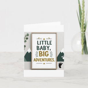 Invitación Pequeño bebé grande