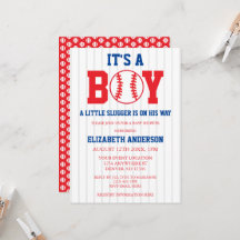 Pequeño beisbolista Baby Shower