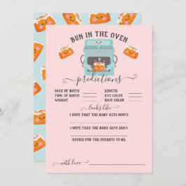 Invitación Pequeño bollo en el juego de las predicciones del 