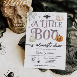 Invitación Pequeño Boo casi se debe a Baby Shower de Hallowee
