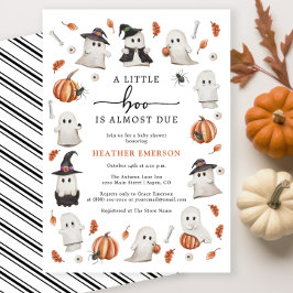 Invitación Pequeño Boo de Baby Shower