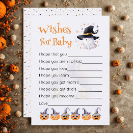 Invitación Pequeño Boo de Halloween es debido a los deseos de