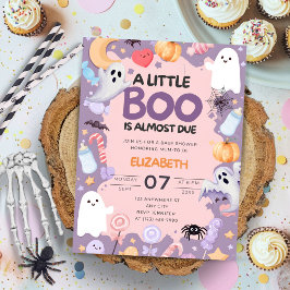 Invitación Pequeño Boo ducha de bebé Halloween