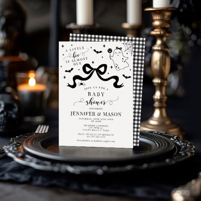 Invitación Pequeño Bote Guisante De Bow Bow Ducha (Subido por el creador)