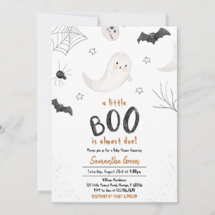 Invitación Pequeño Bote Minimalista lindo Baby Shower