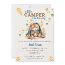 PEQUEÑO CAMPER AZUL COLOR DE AGUA BABY SHOWER