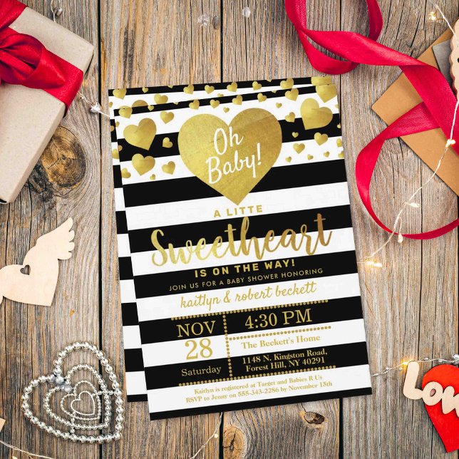 Invitación Pequeño El día de San Valentín Baby Shower (Subido por el creador)