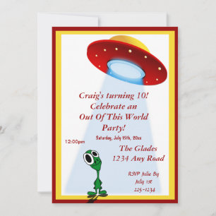 Invitación Pequeño extranjero