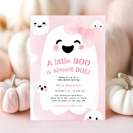 Invitación Pequeño fantasma de Halloween Baby Shower