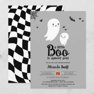 Invitación Pequeño fantasma debido a Baby Shower neutral de H