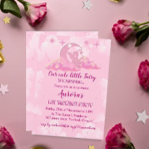 Pequeño hadito rosado con encanto en las nubes cum