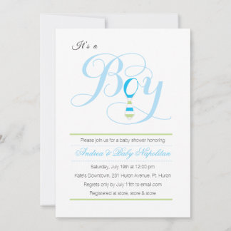 Invitación Pequeño hombre| Baby Shower