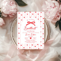 Pequeño lazo de corazón dulce San Valentín Baby Sh