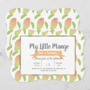 Invitación Pequeño Mango Frutal