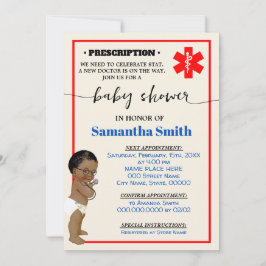 Invitación Pequeño Médico en su camino a la medicina AA Baby 