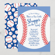 Pequeño niño beisbolista Baby Shower Sports Boy
