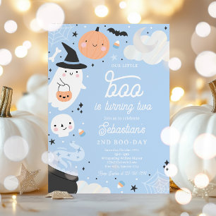 Invitación Pequeño novio de Halloween Fantasma Fiesta del seg