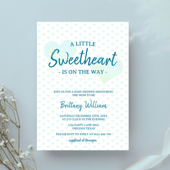 Invitación Pequeño novio moderno Baby Shower (Subido por el creador)