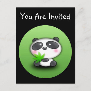 Invitación Pequeño panda