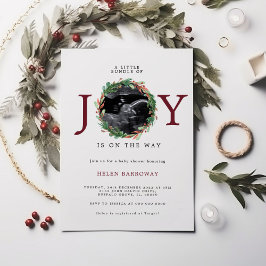 Invitación Pequeño paquete de JOY Ultrasound Xmas Baby Shower