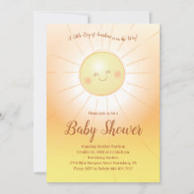 Pequeño rayo de luz solar Baby Shower