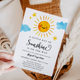 Invitación Pequeño rayo de luz solar Baby Shower