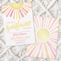Pequeño Rayo De Sol Baby Shower Boho