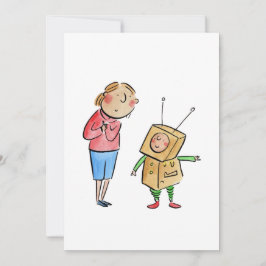 Invitación Pequeño robot