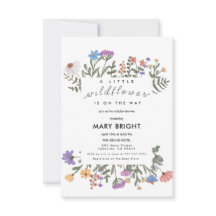 Pequeño Wldflower Theme Field Baby Shower