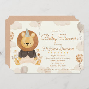 Invitación Pequeño y lindo amigo Baby Shower