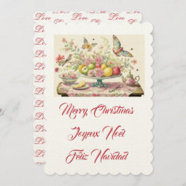 Invitación Pequeños gatos, Feliz Navidad