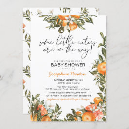 Invitación Pequeños grupos gemelos o multiples Baby Shower